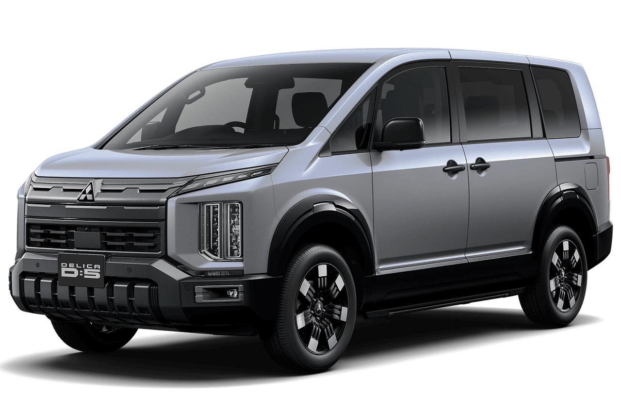 画像: 大幅改良されたデリカD:5(ボディカラーは、ムーンストーングレーメタリック/ブラックマイカ)。