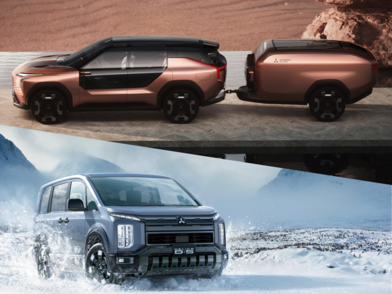 画像: 【JMS2025：三菱自動車】デリカD：5の大幅改良車やクアッドモーター搭載のコンセプトカーを展示 - Webモーターマガジン