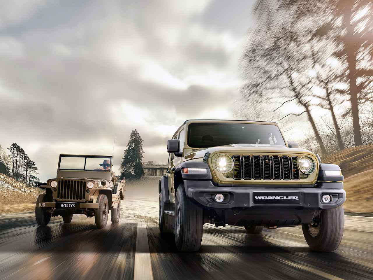 画像: ウイリスMBをインスパイアしたジープ ラングラーの限定車「アンリミテッド スポーツ '41エディション」を発売 - Webモーターマガジン