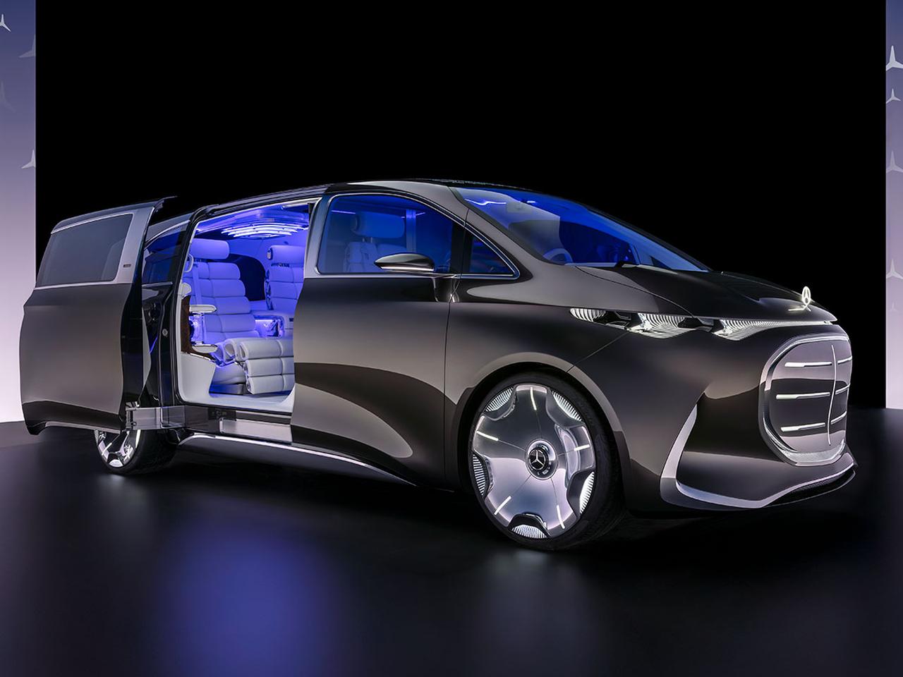 画像: メルセデス・ベンツ「Vクラス後継」は、近未来のリラックス空間を実現！「ビジョンV」は実に贅沢なVIPシャトルに進化する - Webモーターマガジン