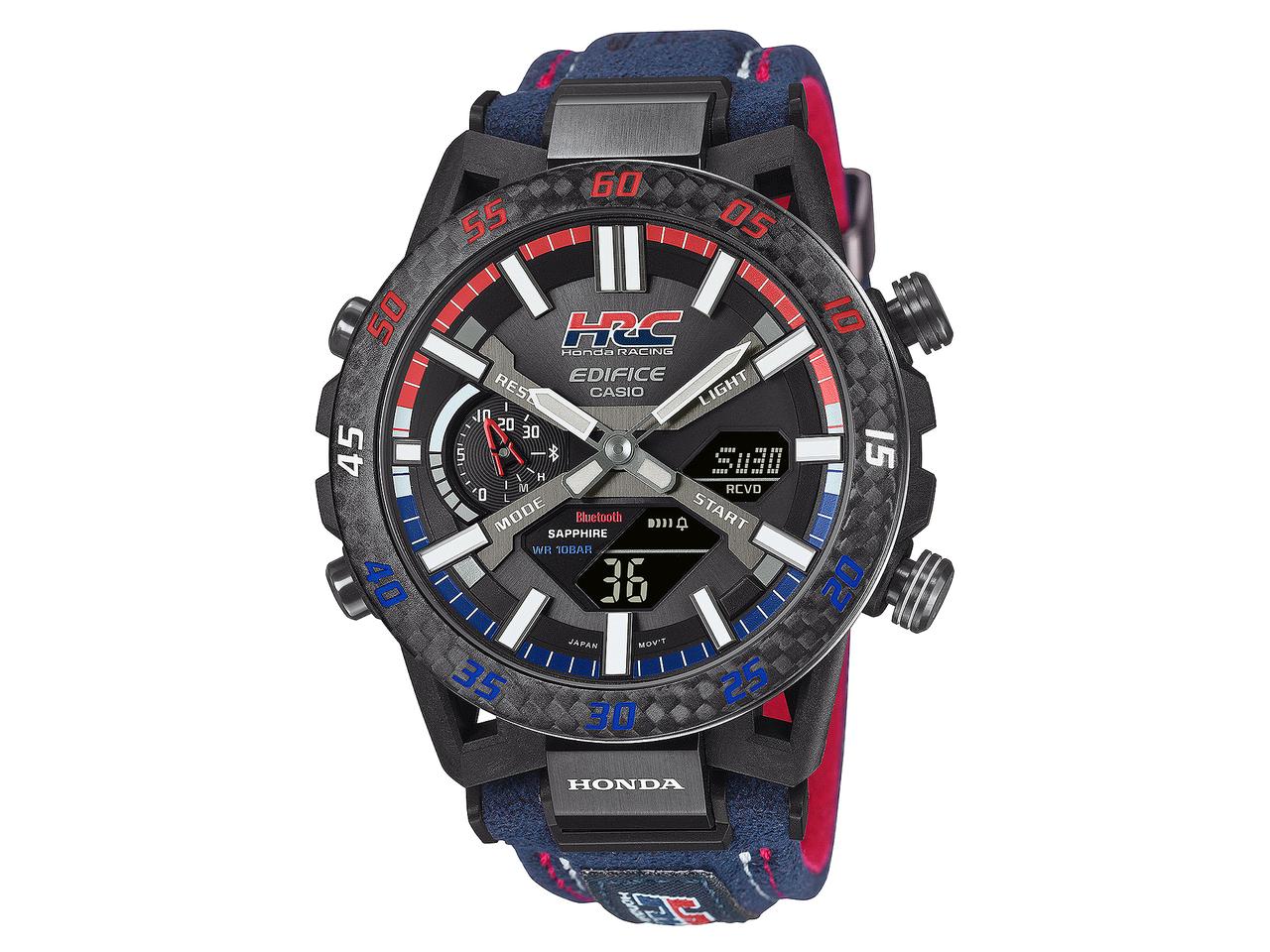 HRCとコラボレーションしたカシオのスポーツウオッチ「エディフィス
