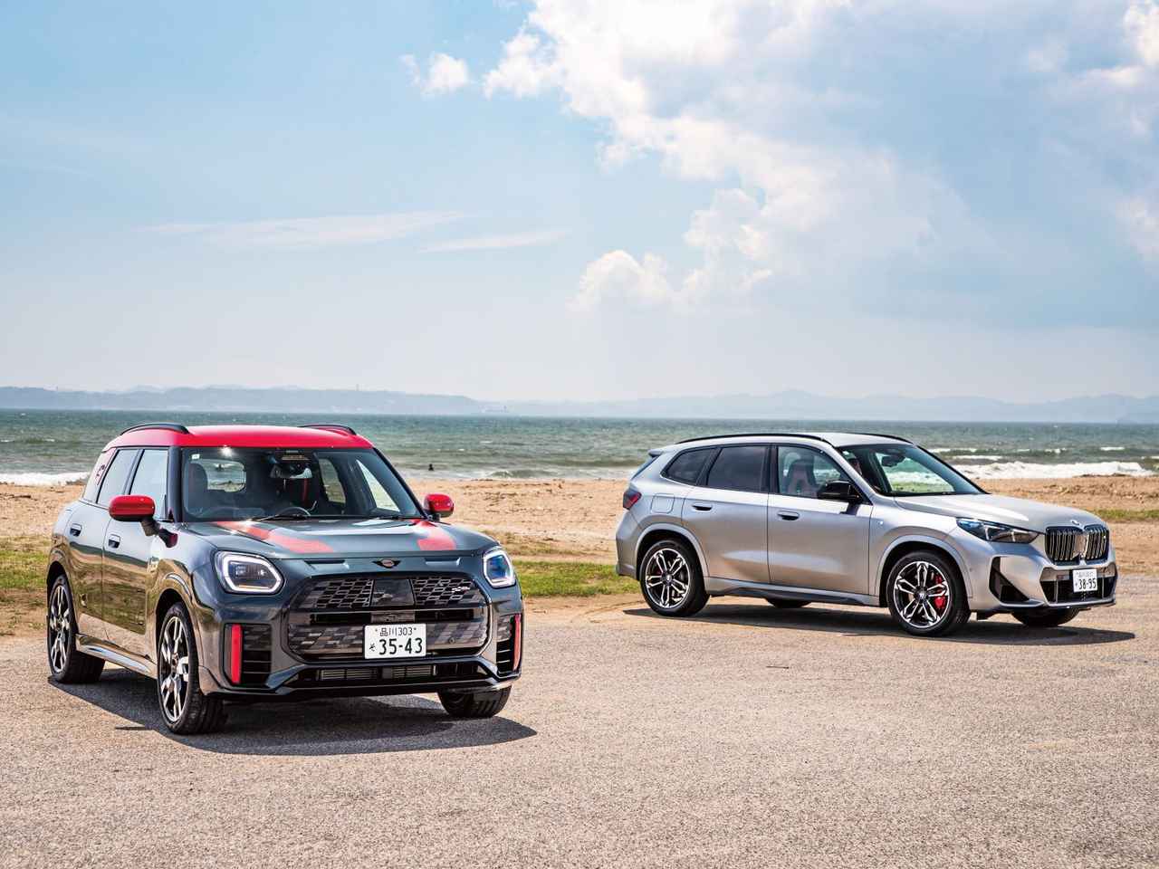 画像: もっとも楽しいCセグメントSUVの最適解はMINIカントリーマンか?BMW X1か??「JCW」と「Mパフォーマンス」を比較試乗 - Webモーターマガジン