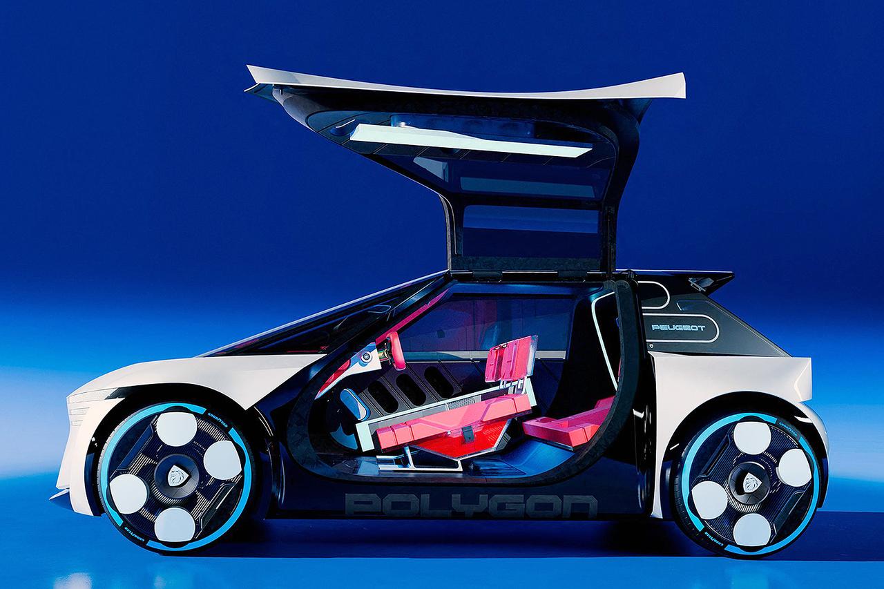 画像 : 3番目の画像 - プジョー ポリゴン コンセプト - Webモーターマガジン