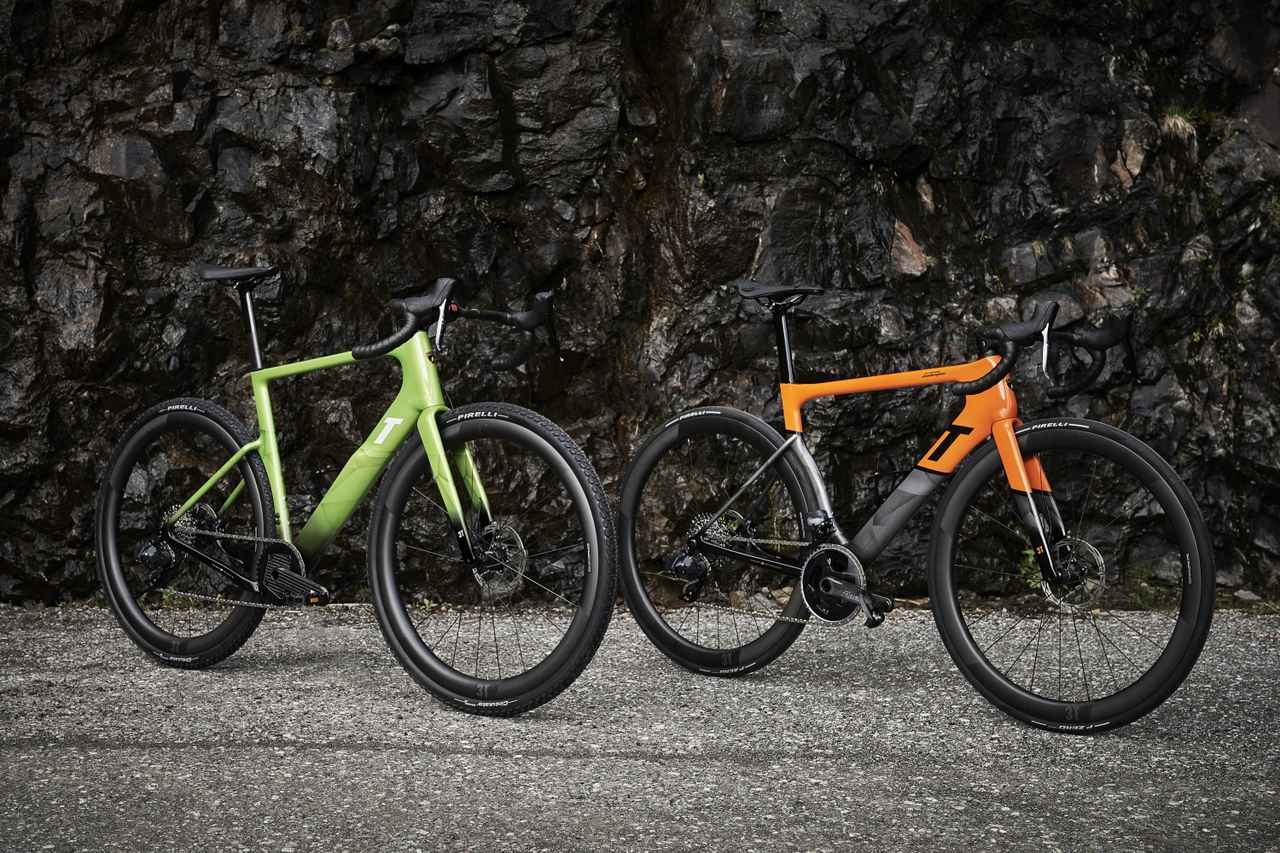 画像: ランボルギーニと3Tのコラボバイク。軽量カーボンフレームと専用カラーが特徴で、舗装路から未舗装路まで対応する本格派の走りを楽しめる一台だ。