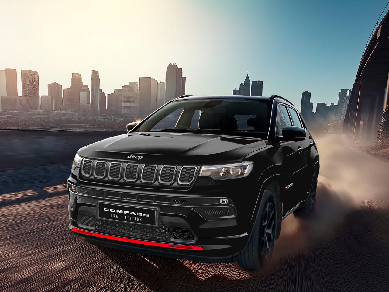 画像: ジープ コンパスの限定車「トレイル エディション」が登場、レッドアクセントで「自由」「情熱」を表現 - Webモーターマガジン