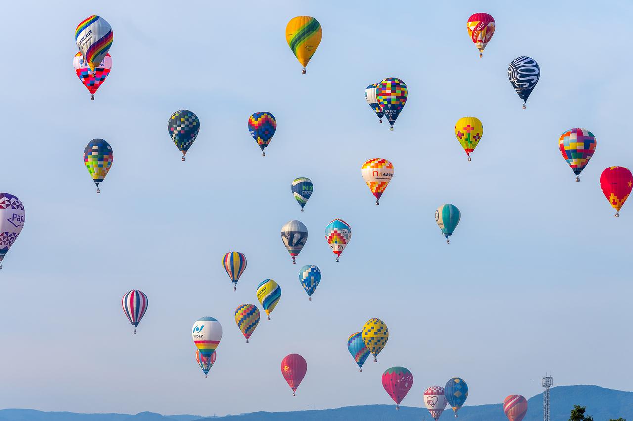 画像 : 飛行気球数が一番多かったのもこの日で124