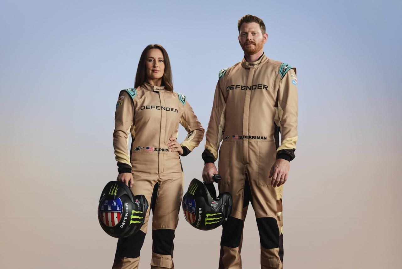 画像: 女性ドライバーのサラ・プライス（左）とコ･ドライバーのショーン・ベリマンはアメリカ拠点の組。