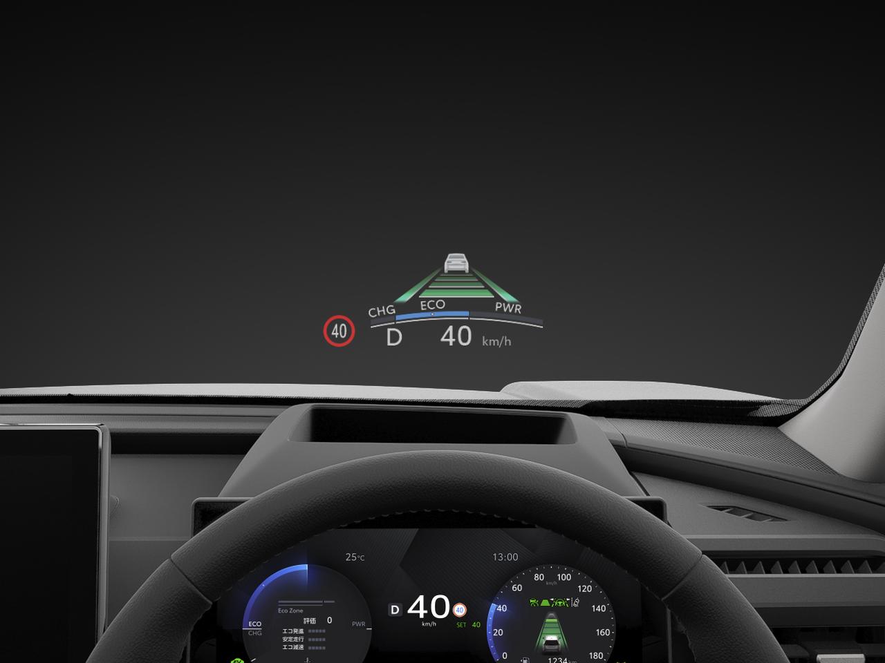 画像: 設定速度を維持しつつ前走車に追従。渋滞や高速巡航時の運転負荷を軽減し、長距離移動を快適にする。