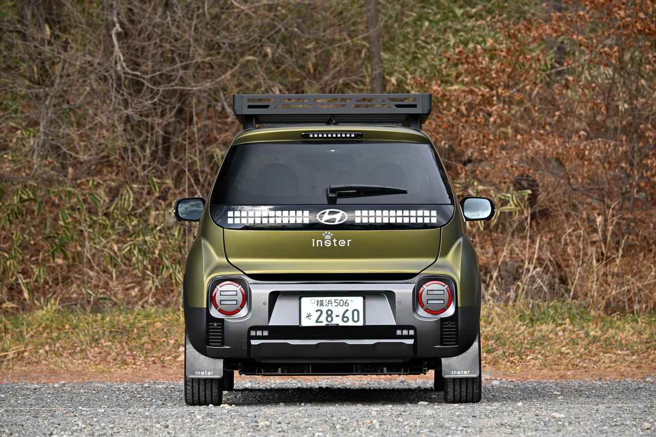 画像: ルーフバスケットを装備するため全高はインスターの1615mmに対し、100mmアップの1715mmとなる。