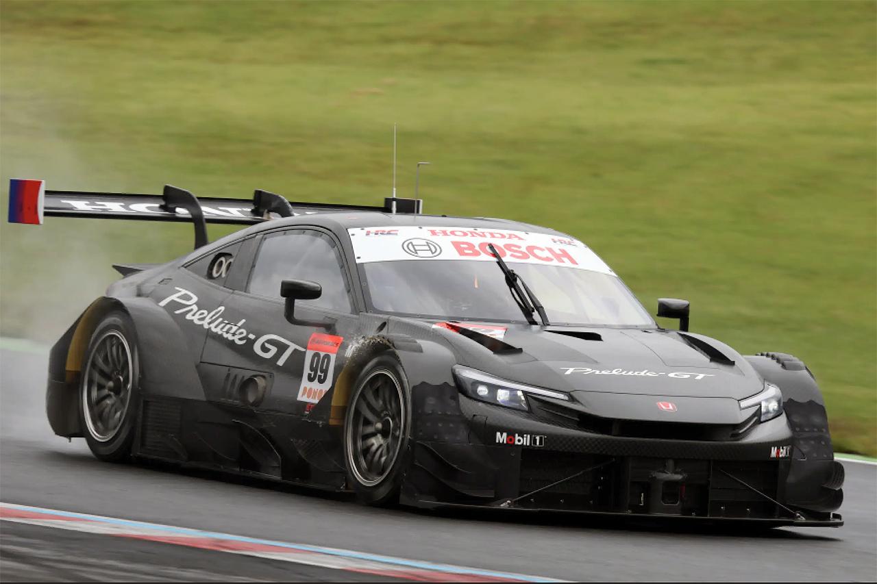 画像: テスト中の「ホンダ HRC プレリュードGT」。