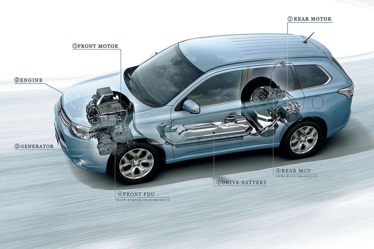 画像 : 3番目の画像 - 三菱 アウトランダーPHEV（初代） - Webモーターマガジン