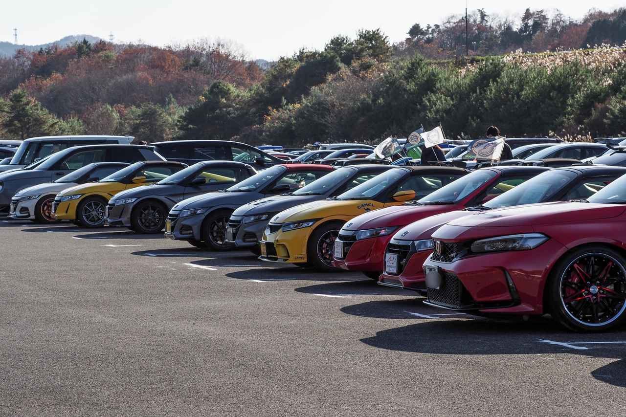 画像: 抽選で選ばれたモデューロと無限のアクセサリー装着車458台が一堂に集結。