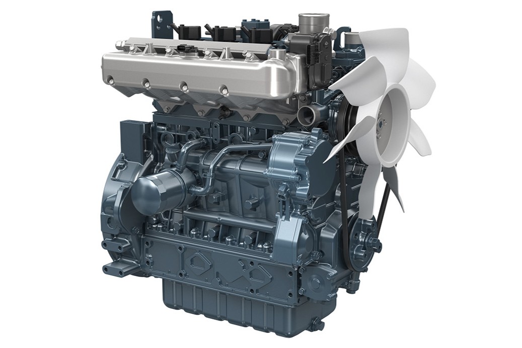 画像: クボタが開発を進めてきた3.8L 4気筒水素エンジン。既存のエンジンとサイズはもちろんパワーアウトプットもまったく同じなので、たとえば可搬式発電機に搭載する際も、よりコストメリットのある「乗せ換え」で対応することができそうだ。