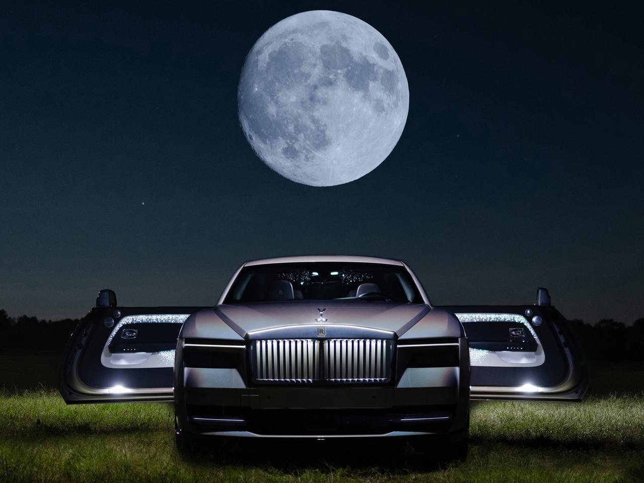 ビスポークの極み「ロールス・ロイス スペクター・ルナフレア」。月暈