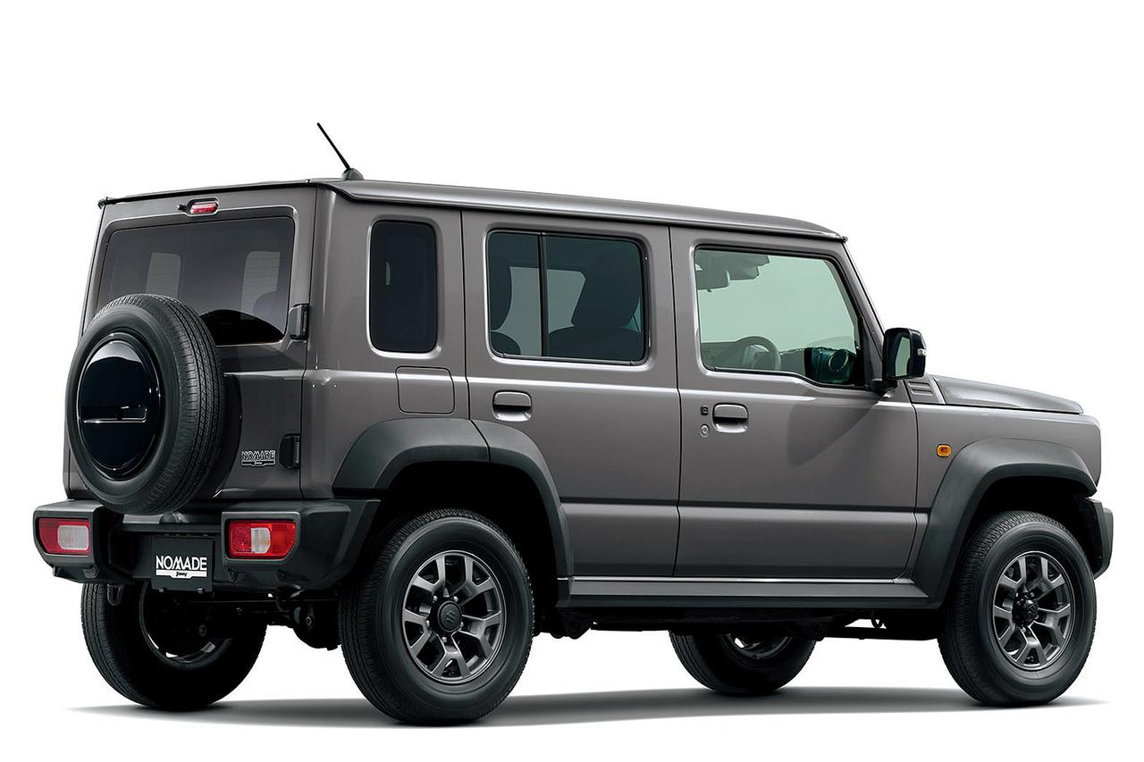 画像: 一部仕様変更して受注が再開されたジムニー ノマド。ボディカラーは新色のグラナイトグレーメタリック。