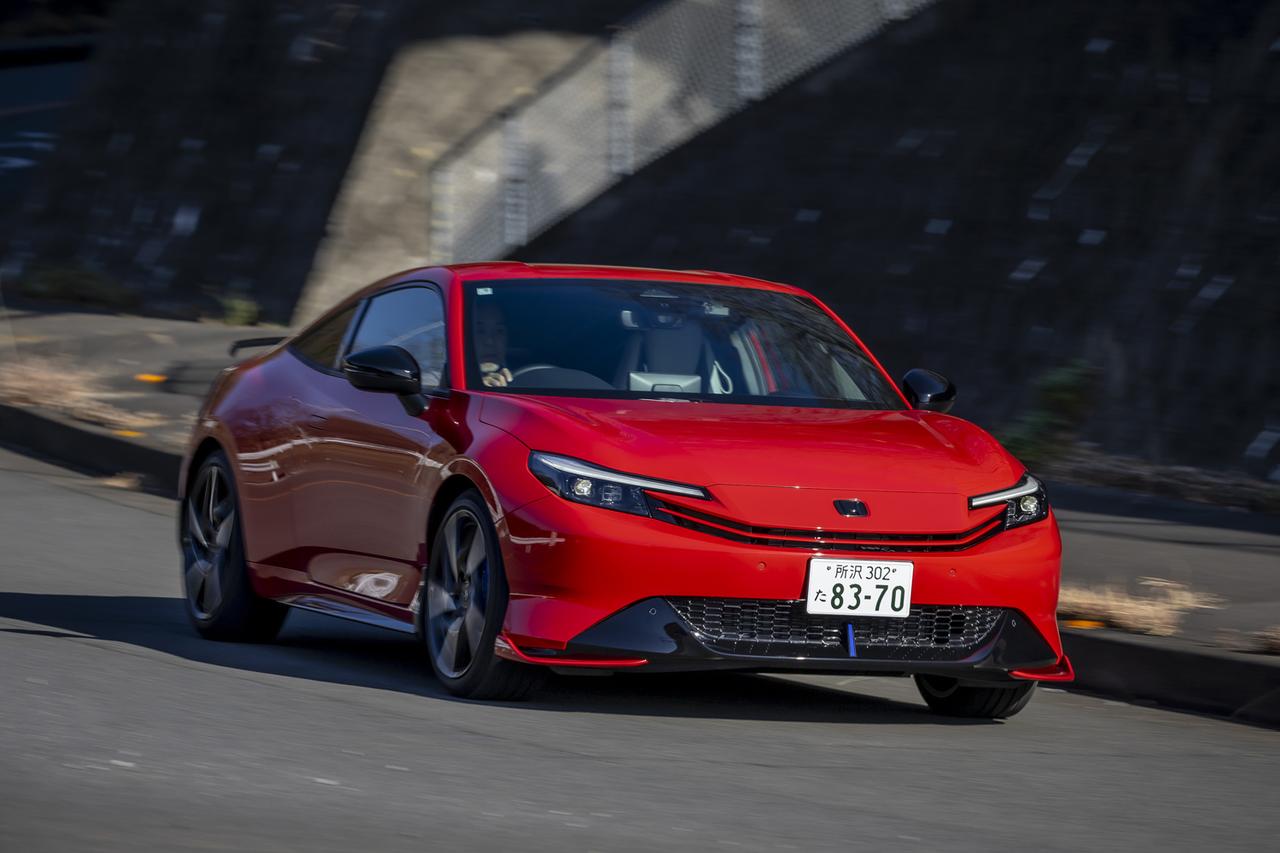 画像: 一般公道を走行するホンダアクセス製品を装着した新型プレリュード。