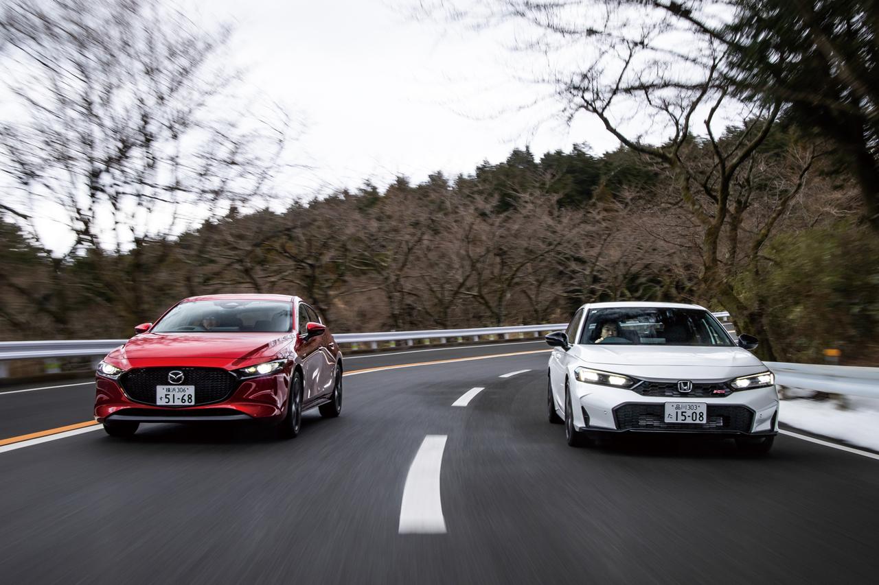 画像 : 3番目の画像 - シビック RSとマツダ3 ファストバック Xツーリング - Webモーターマガジン