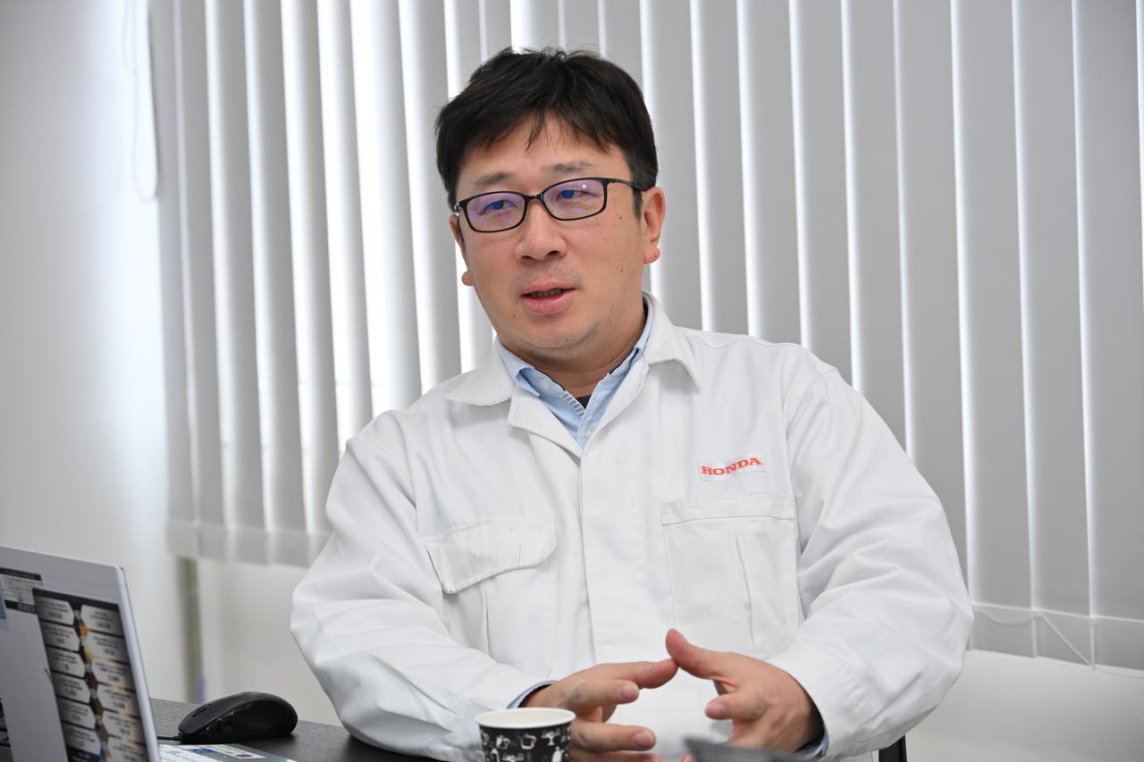 画像: 本田技研工業株式会社 熊本製作所 二輪・パワープロダクツ事業本部 パワートレイン工場 パワートレイン管理課 アシスタントチーフエンジニア 山川隆義さん