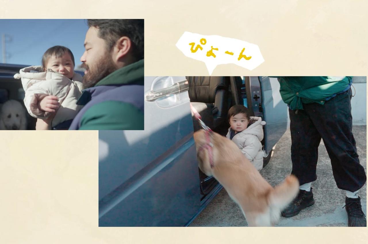 画像: スライドドアから乗り込む子どもと犬。日常の送り迎えや外出のワンシーンにも、ミニバンの便利さが生きる。