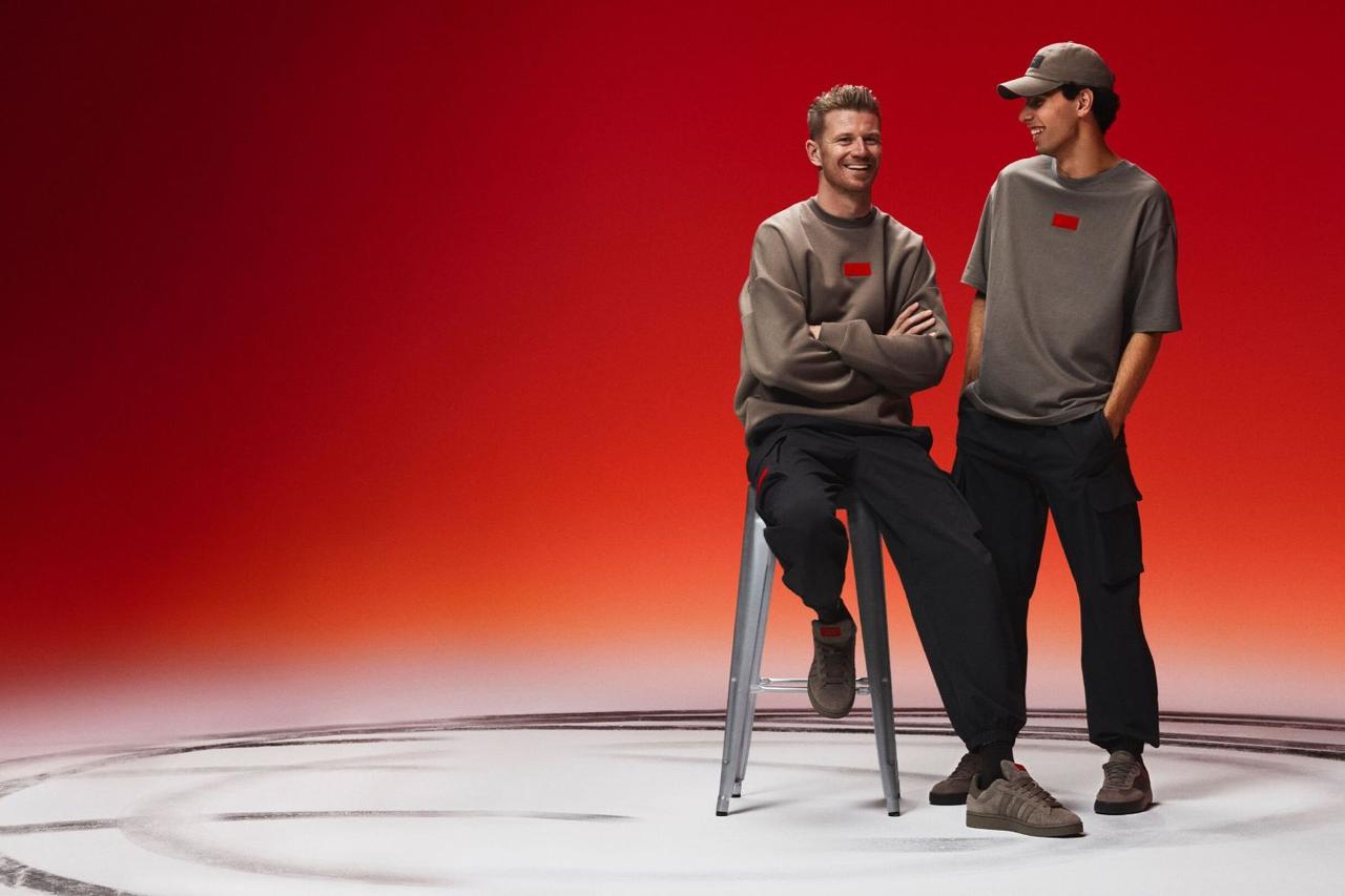 画像: 新たなファンを獲得し、モータースポーツを超えたグローバルなコミュニティを築くことを目指して、グローバルスポーツパフォーマンスブランドのアディダスと提携。当初は160種類以上の衣料品やアクセサリーを含む専用コレクションを立ち上げた。モデルはもちろん、ニコとガブリエル。