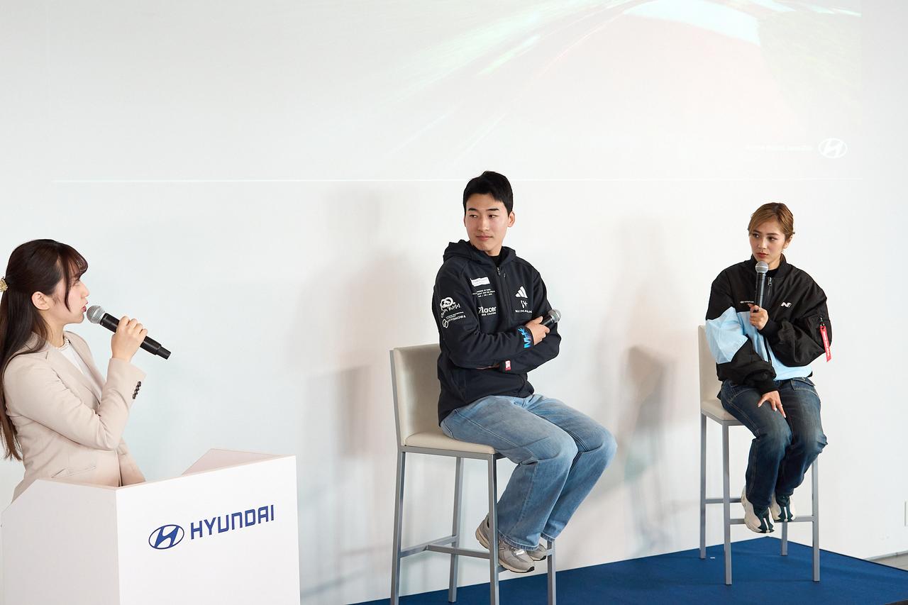 画像: リ・ジョンウ選手と織戸選手のトークではIONIQ 5 NやEVの魅力が語られた。