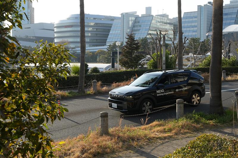 画像: 新型ネッソの日本初試乗は東京ビッグサイト周辺を15分ほどだった。