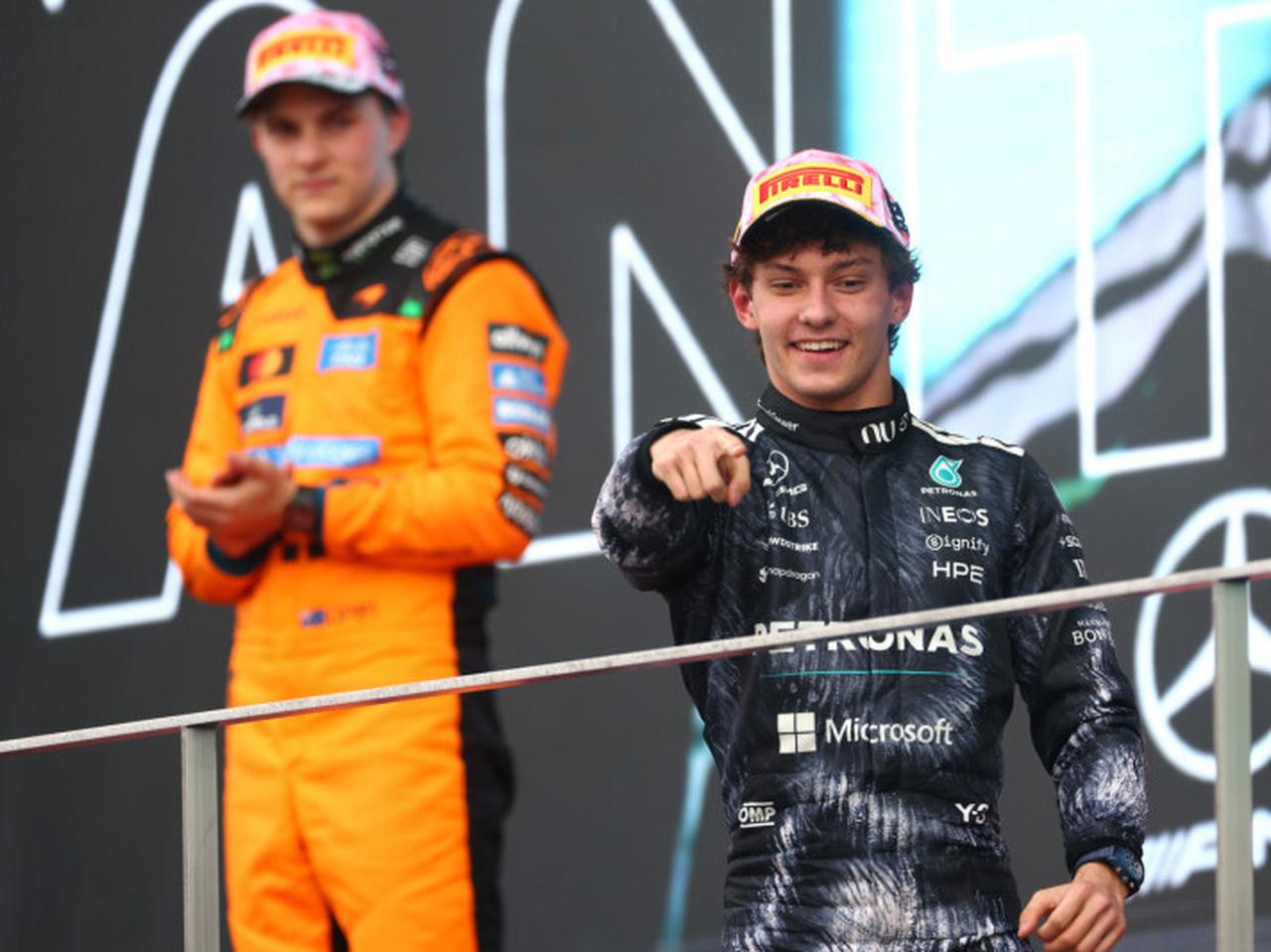 ラッセル アントネッリ ウォルフ メルセデス 日本GP ドライバーズカード F1第3戦】アントネッリが中国GPに続いて2連勝、メルセデスは開幕3連勝