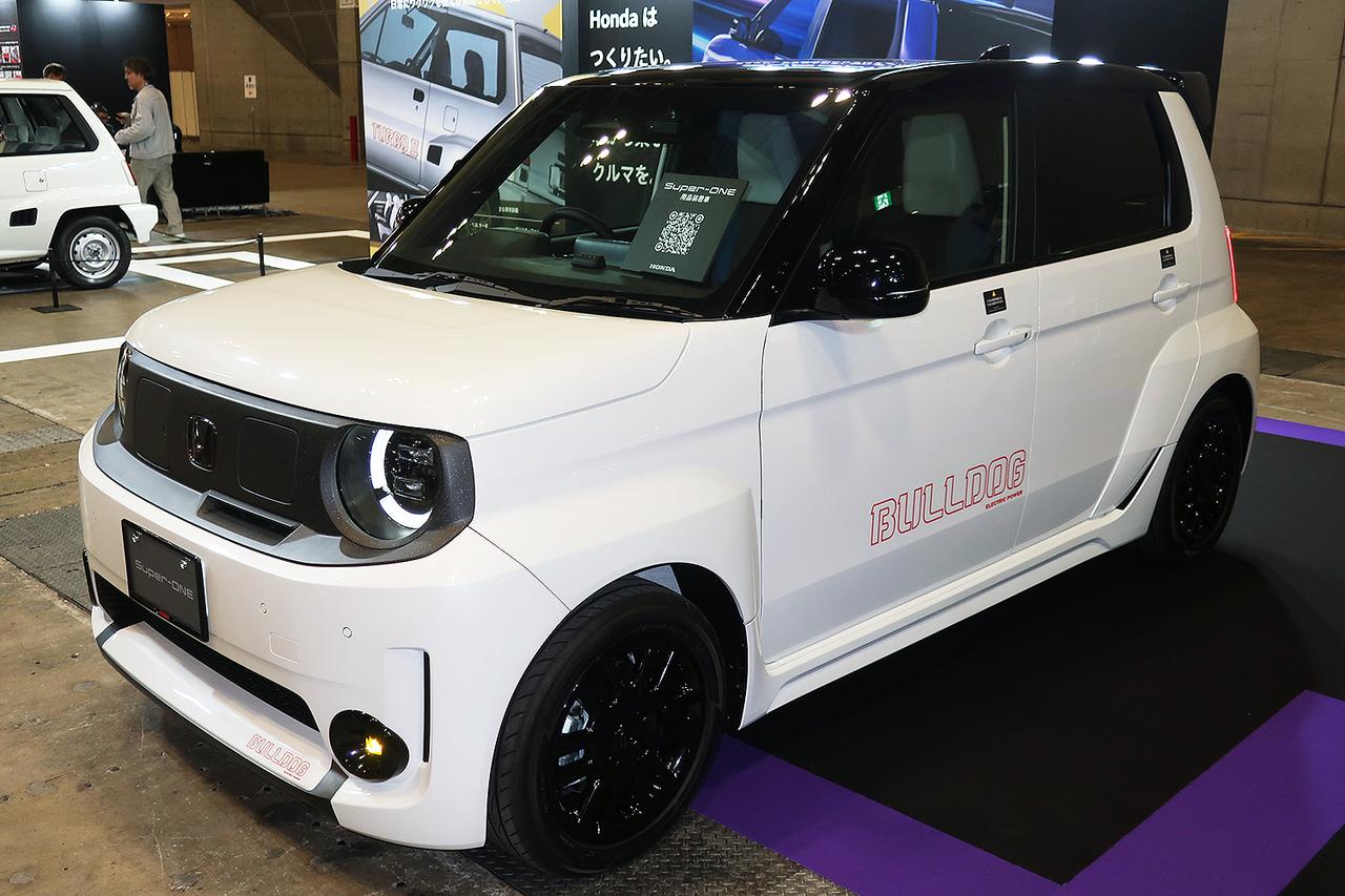 画像: 2026年4月10〜12日に幕張メッセで開催された「オートモビルカウンシル」では、ホンダアクセスがシティターボ IIをインスパイアして開発したパーツを装着したスーパーワンも展示された。
