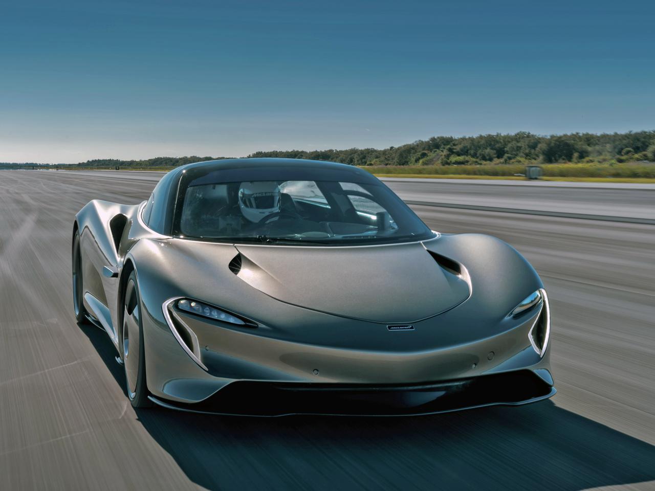 画像: マクラーレン スピードテールがケネディ宇宙センターで403km/hの最高速を記録! - Webモーターマガジン