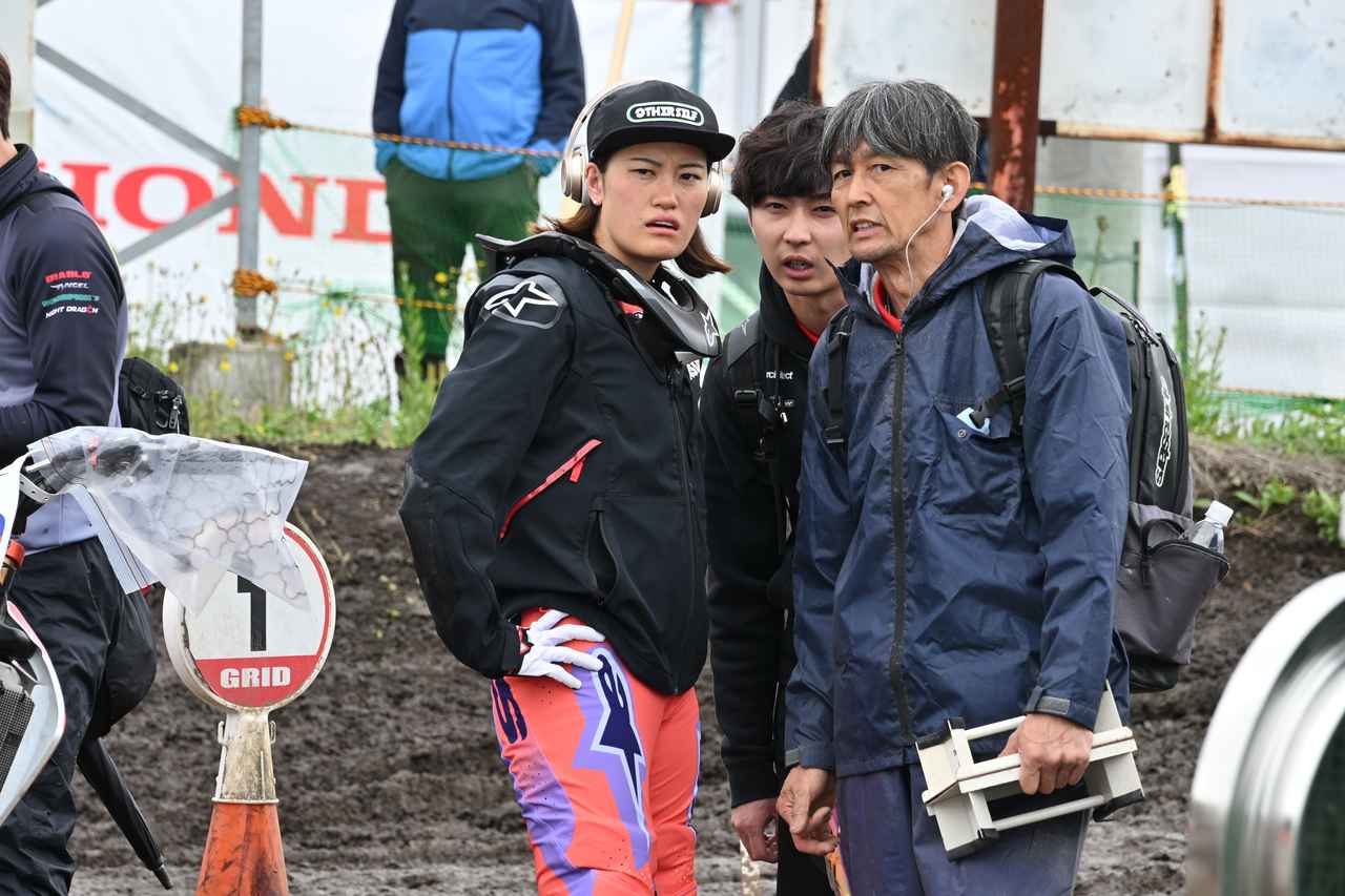 画像: 決勝直前の川井選手の真剣な表情。