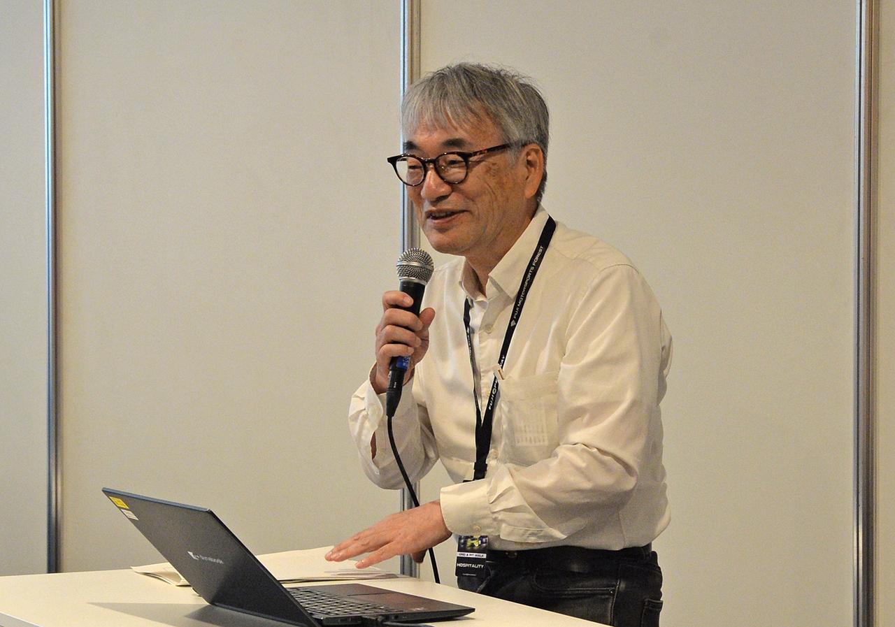 画像: モータースポーツ部門を含めた各部署の「垣根を壊していきたい」と語るCTO(最高技術責任者)の藤貫哲郎氏。
