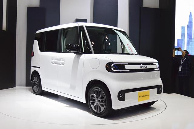 画像: ジャパンモビリティショー2025で公開されたBYD ラッコ。