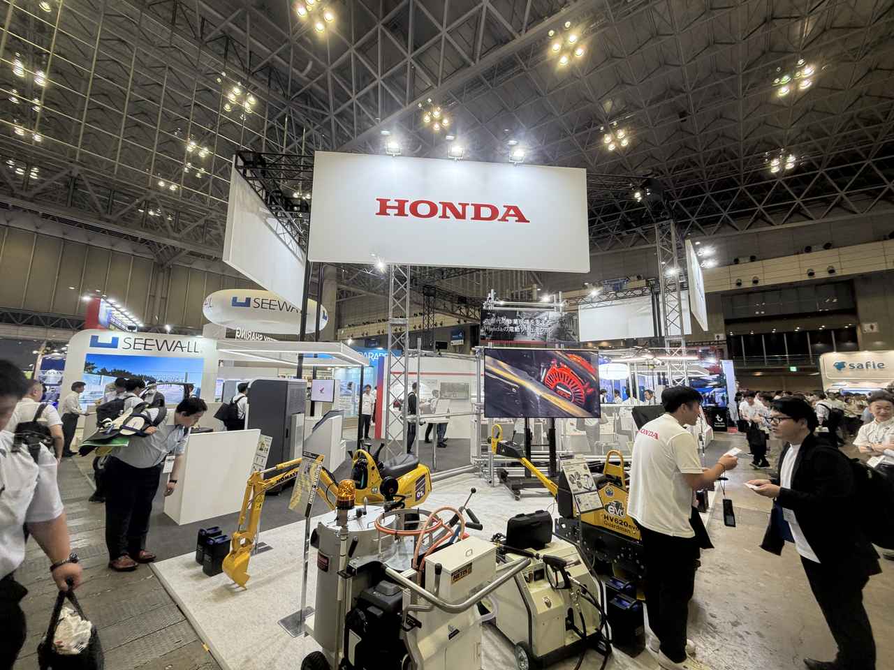 画像: 2026年6月20日まで開催されていたCSPI2026でのホンダブース。