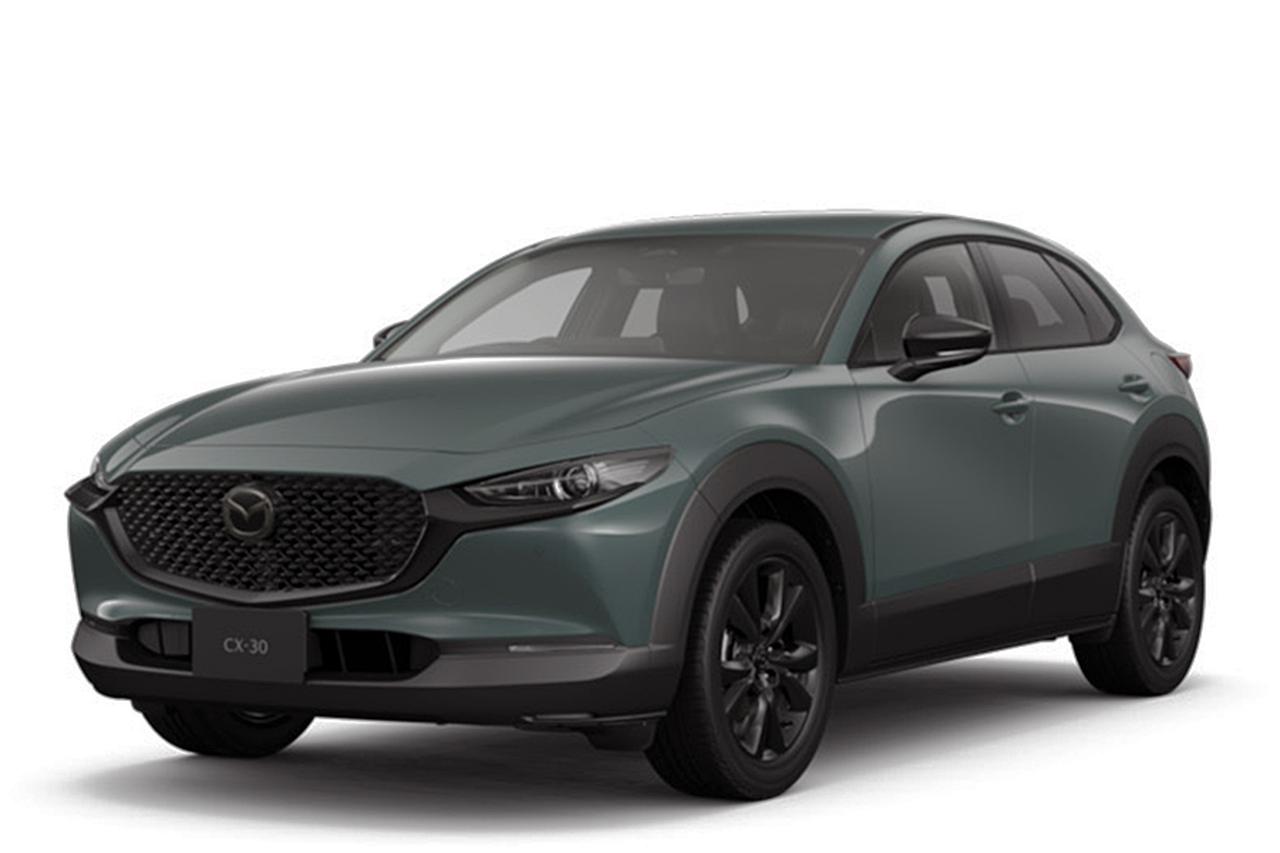 画像: マツダ CX-30 20L(ボディカラーは、ジンクグリーンメタリック)。