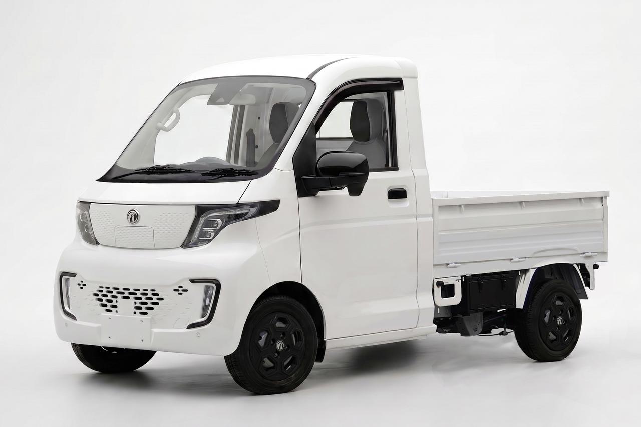 画像: 電動の軽トラ「FKT」。