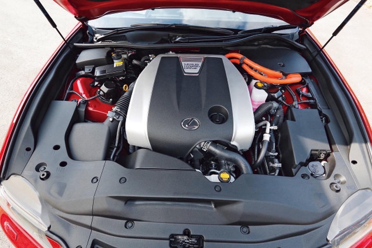 画像: 3.5Lの2GR-FXE型エンジンと1KM型モーターを組み合わせたハイブリッドシステム。