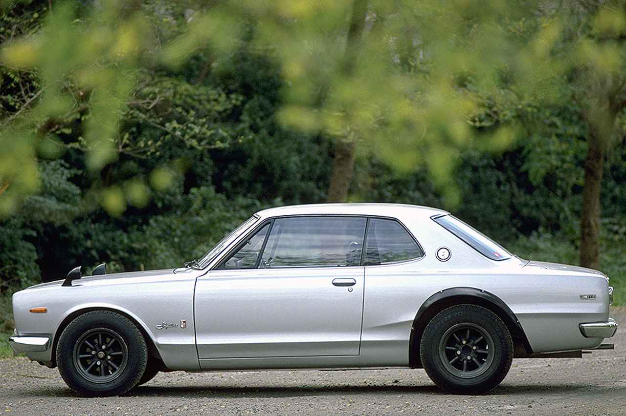 画像: 昭和45(1970)年10月に発表されたハードトップGT-R。4ドアのGT-RがPGC10型、2ドアハードトップのGT-RはKPGC10型と呼ばれた。