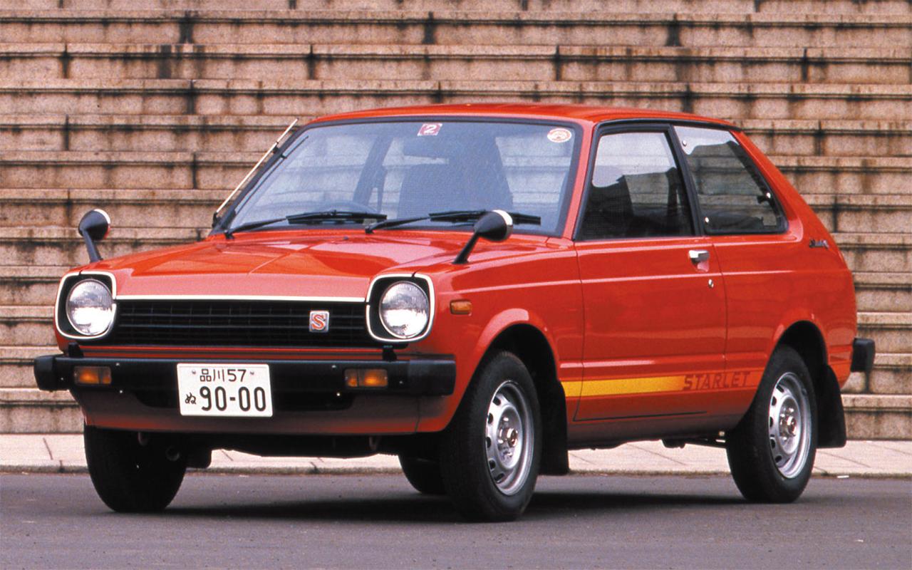 画像: 1978年に登場した2代目スターレット。パブリカとパブリカ・スターレットを統合し、新時代のコンパクトカーとして生まれ変わった。