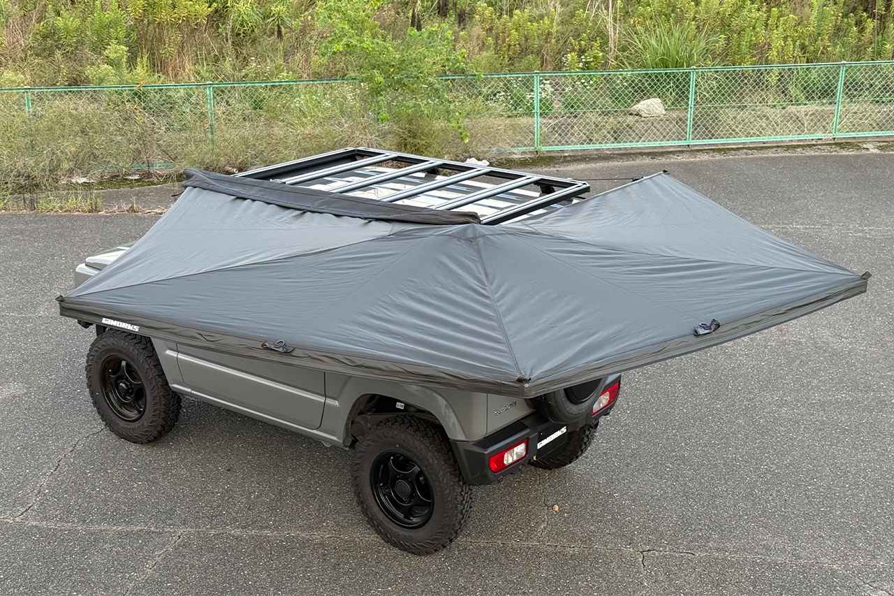 画像 : 7番目の画像 - GIWORKS NEW Lite 270度サイドオーニング - Webモーターマガジン