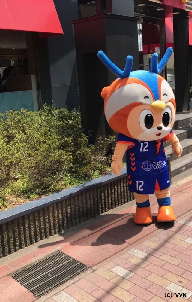 画像: ヴィヴィくん長崎BPOセンターへ到着
