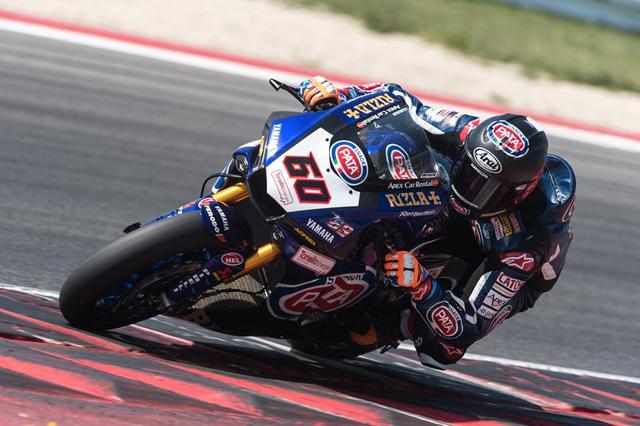 画像: SBK(世界スーパーバイク選手権)でヤマハに今季から加入したマイケル・ファン・デル・マーク。現在はランキング6位につけています。 www.yamaha-racing.com