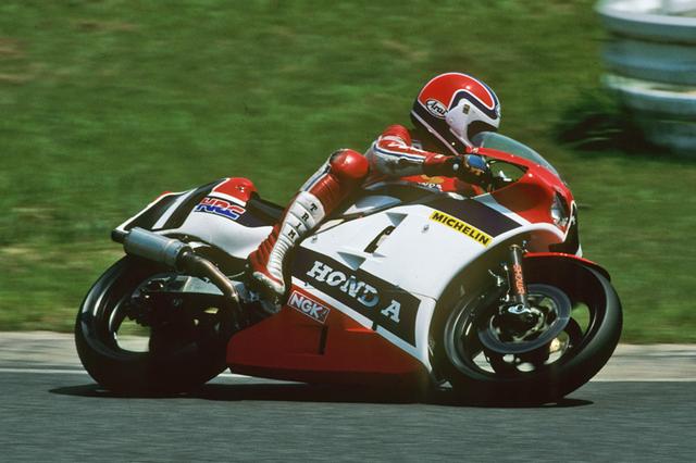 画像: 1984年、ホンダRS750を駆るM.ボールドウィン。なお、このとき彼は27歳でした。 www.suzukacircuit.jp