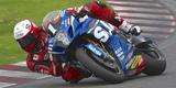 画像: 先日行われた公開テストで、鈴鹿サーキットを走る濱原。スズキGSX-R1000は当然SERTカラーですが、濱原は急遽の起用だったためヨシムラカラーのライディングギアで乗っています。 www.fimewc.com