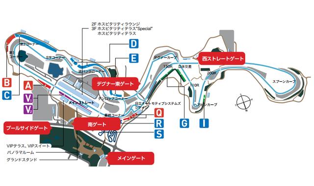 画像: 入場ゲートマップ
