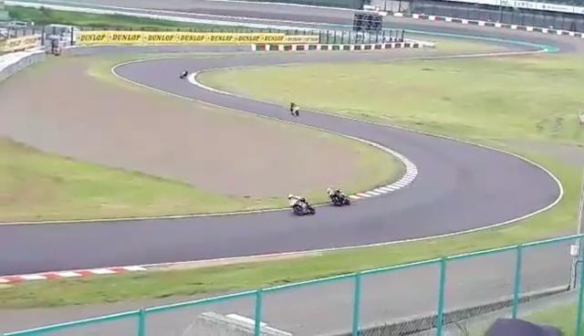 画像: 4耐フリー走行の様子