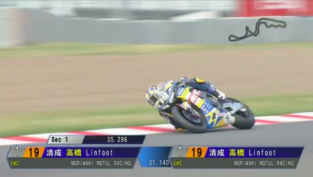 画像: トップ10トライアル進出チームで、唯一ピレリタイヤを履く森脇の高橋裕紀。頑張って公式予選よりも上のグリッドを手に入れました。 www.youtube.com