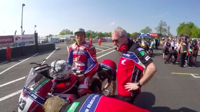画像: D.リンフットの代わりに、ホンダ・レーシングからBSB第3戦オウルトンに参戦した清成龍一。 www.youtube.com