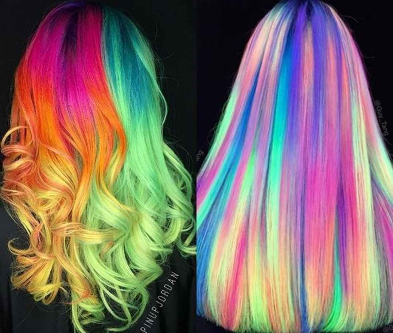 ヘアカラーの最先端はコレ!暗闇で光るネオンヘアカラーがトレンド 