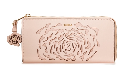 【FURLA】メトロポリス 90周年日本限定 シャクヤクの花モチーフ フルラ90周年バッグは日本人の切り絵作家によって繊細に描かれた