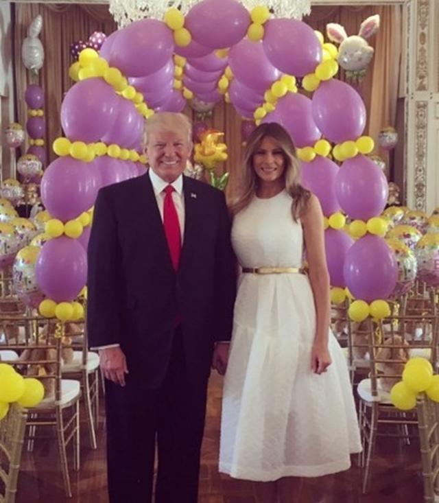 画像: Twitter/Melania Trump